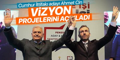 Cumhur İttifakı adayı Ahmet Cin vizyon projelerini açıkladı