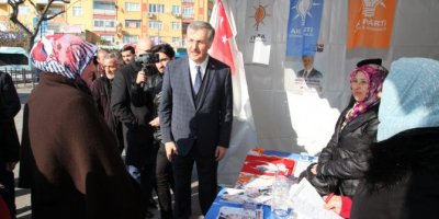 Ebubekir Taşyürek, Kartal esnafını ziyaret etti