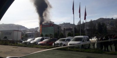 Son dakika.... Trabzon Avrasya Üniversitesinde yangın çıktı!