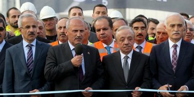 İki dev köprü birbirine bağlandı, törenle kullanıma sunuldu