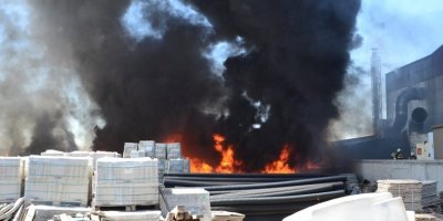 Aksaray'da korkutan yangın!