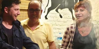 Ukrayna'nın yeni Cumhurbaşkanı Zelenskiy ocakbaşında et pişirdi