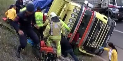 Kuzey Marmara Otoyolunda kaza!