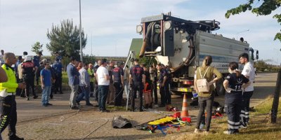 Kanalizasyon çukuruna düşen işçi kayboldu!