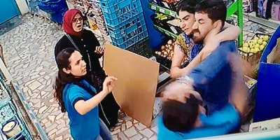 İstanbul'da bir markette bir anda ortalık karıştı: Bozuk kaymak kavgası