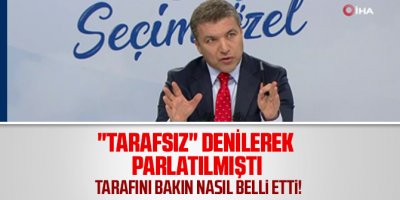 İsmail Küçükkaya tarafız denilerek partılmıştı! Küçükkaya tarafını bakın nasıl belli etti!