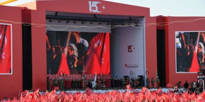 Başkan Erdoğan, 15 Temmuz etkinliği için Atatürk Havalimanı'na indi!