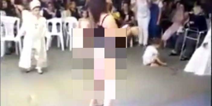 Sünnet düğününde twerk dansı yapan kadının videosu tepki çekti!