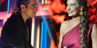 Sıla Gençoğlu ve Hazer Amani dudak dudağa yakalandı