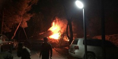 Askeri alanda patlama meydana geldi