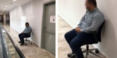 Kendisini görünce ayağa kalkmayan belediye çalışanına verdiği skandal cezanın ardından istifa ettirildi!