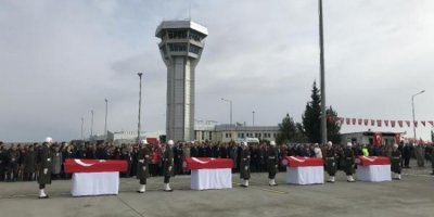 Şehitlerimiz memleketlerine uğurlandı