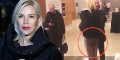 Ömür Gedik'in zor anları! Törende pantolonu yırtıldı
