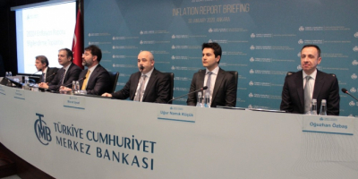 Merkez Bankası, enflasyonun 2020 yılı sonu ve 2021 yılı sonu rakamlarını değiştirmedi