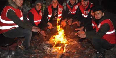 Eksi 25 derecede geç saatlere kadar Elazığ ve Malatya için seferber oldular