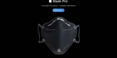 Apple, Koronavirüsle böyle dalga geçti! İşte Apple Mask Pro