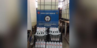 İzinsiz maske ve el dezenfektanı üreten 3 imalathaneye baskın!