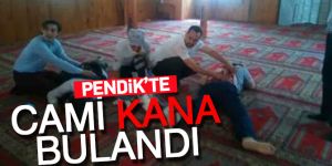 Şizofren saldırgan camiyi kana buladı