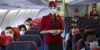 Yeni normalin ilk iç hat uçuşu gerçekleşti