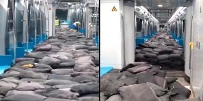 Mecidiyeköy-Mahmutbey Metro Hattı tonlarca kum torbasıyla test edildi