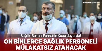 Sağlık Bakanı Fahrettin Koca açıkladı: Binlerce personel alınacak
