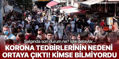 Korona tedbirlerinin nedeni ortaya çıktı! Beklenen haber de geldi: Salgının düşüşe geçeceği dönem belli oldu!