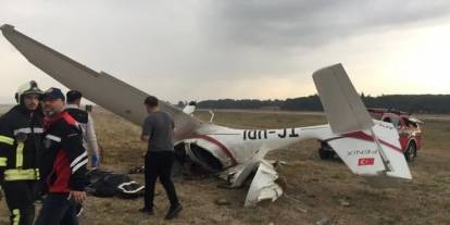 Bursa'da eğitim uçuşu yapan uçak düştü iki pilot hayatını kaybetti