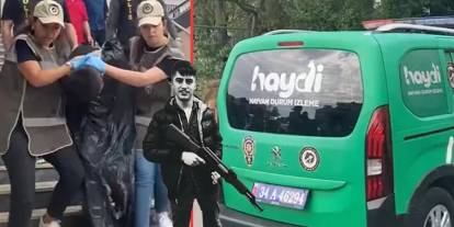 Polisimizi şehit eden suç makinesine hak ettiği muamele! Çöp poşeti giydirip hayvan aracına bindirildi