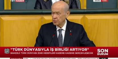 MHP lideri Devlet  Bahçeli'den önemli açıklamalar! Türkiye Yüzyılı altında birleşmeliyiz