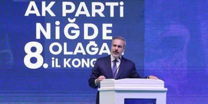 Hakan Fidan AK Parti Niğde il kongresinde önemli açıklamalarda bulundu: Suriye için her şeyi yaptık