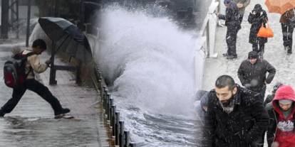 Kuvvetli geliyor! Meteoroloji, İstanbul, Kocaeli ve Yalova için saat vererek uyardı! 24 Ocak hava durumu