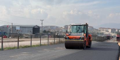 Balıkesir, Gönen’de sanayi esnafının yol çilesi bitti