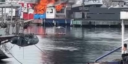 Son dakika: İstanbul, Pendik Marina'da feci yangın!