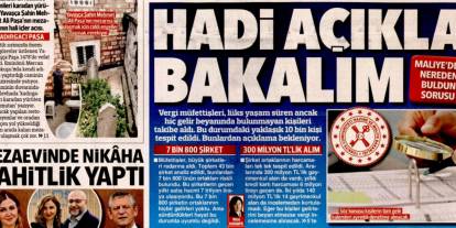 Hadi Açıkla! Maliyeden Nerden Buldun Sorusu: 29 Mayıs 2025 gazete manşetleri