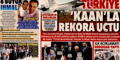 Türkiye KAAN'la rekora uçtu: 12 Haziran 2025 gazete manşetleri