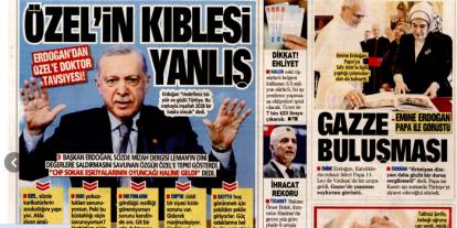 Özel'in Kiblesi yanlış! Erdoğan'dan Özel'e doktor tavsiyesi: 3 Temmuz gazete manşetleri