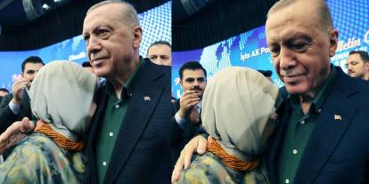 Başkan Erdoğan'ın tarihi konuşmasında tarihi anlar: Emine Erdoğan göz yaşlarına hakim olamadı