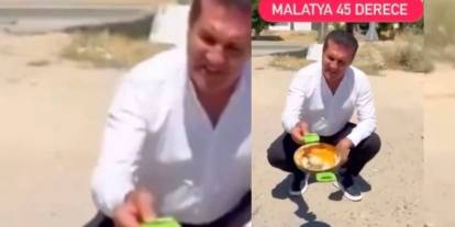 CHP'li Mustafa Sarıgül'ün Asfaltta yumurta pişirme kurgusu elinde patladı! "Her taraf yalan, her taraf sahtecilik"