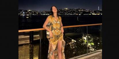 Irina Shayk İstanbul'da: Yerebatan Sarnıcı'na hayran kaldı...