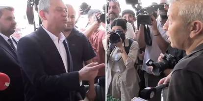 Özgür Özel esnaf ziyaretinde: Eşinin EYT' den emekli olmasına ''hamdolsun'' diyen esnafa böyle çıkıştı!