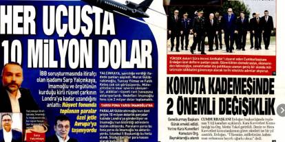 Her uçuşta 10 bin dolar! Toplanan paralar özel jetlerle Avrupa'ya taşınıyordu: 6 Ağustos gazete manşetleri