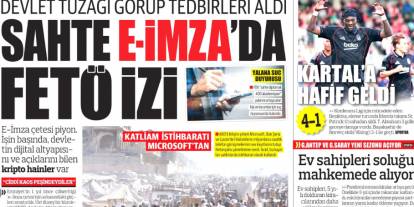 Sahte e-imza'da FETÖ izi! Devlet tuzağı gördü tedbirleri aldı: 8 Ağustos 2025 gazete manşetleri