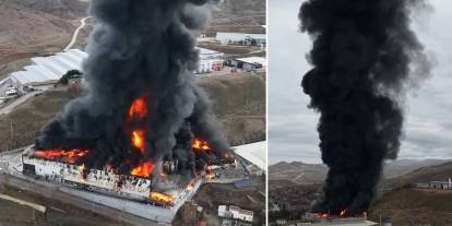 Alev topuna dönen fabrika yangınıyla ilgili Valilikten açıklama!