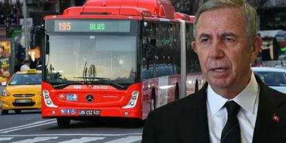 Ankara'da toplu taşımaya zam: Mansur Yavaş'ı vermiş olduğu sözü yerine getirmeye davet ediyoruz!