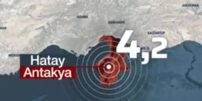 Hatay’da deprem! AFAD'dan açıklama geldi!