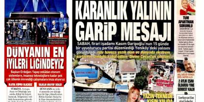 Karanlık yalının Garip mesajı: 24 Aralık 2025 Çarşamba güncel gazete manşetleri...