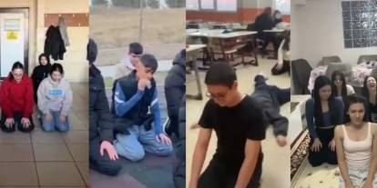 Dini değerleri ayaklar altına aldılar: Akım haline gelen namaz videoları sosyal medyayı ayağa kaldırdı!