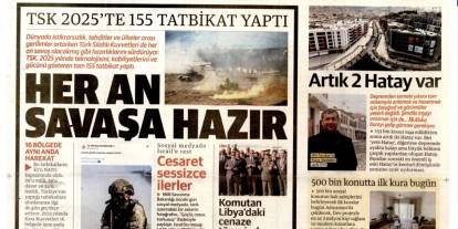 Her an savaşa hazır: 29 Aralık 2025 Pazartesi güncel gazete manşetleri