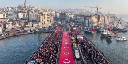 1 Ocak'ta Galata Köprüsü'nde Filistin için büyük yürüyüş: İşte kapatılacak yollar!