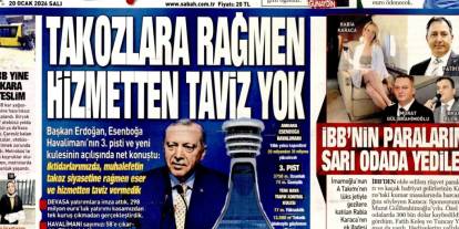 Takozlara rağmen hizmetten taviz yok: 20 Ocak 2026 Salı güncel gazete manşetleri